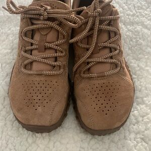 Merrell Tan Lace-Up Women's Shoes
